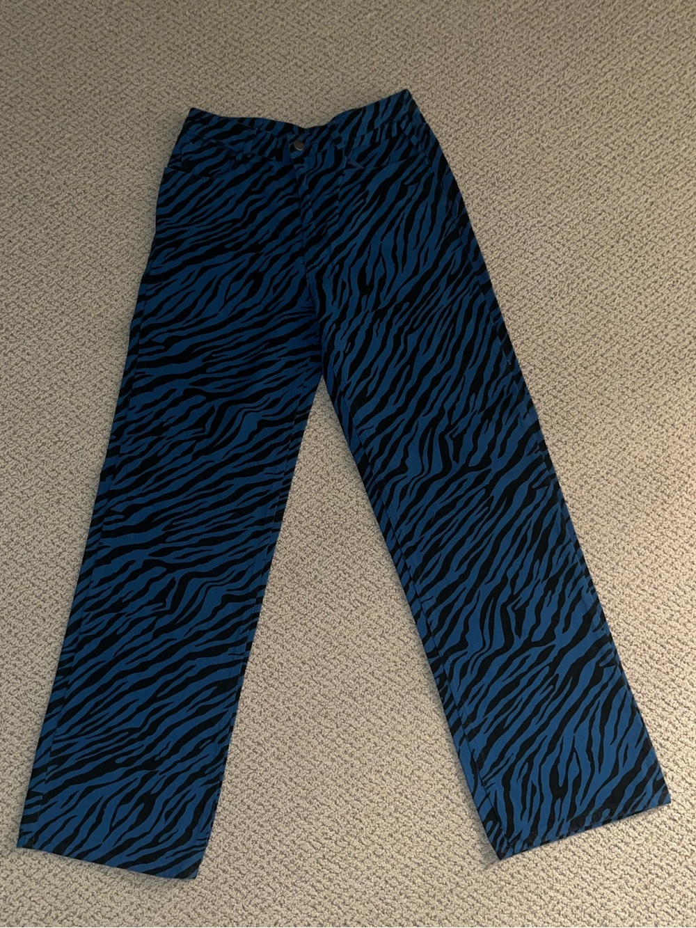 Dressed in LaLa Blue Animal Print Pants